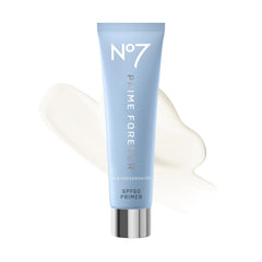 No7 front packaging of Prime Forever SPF 50 primer showing product name and size