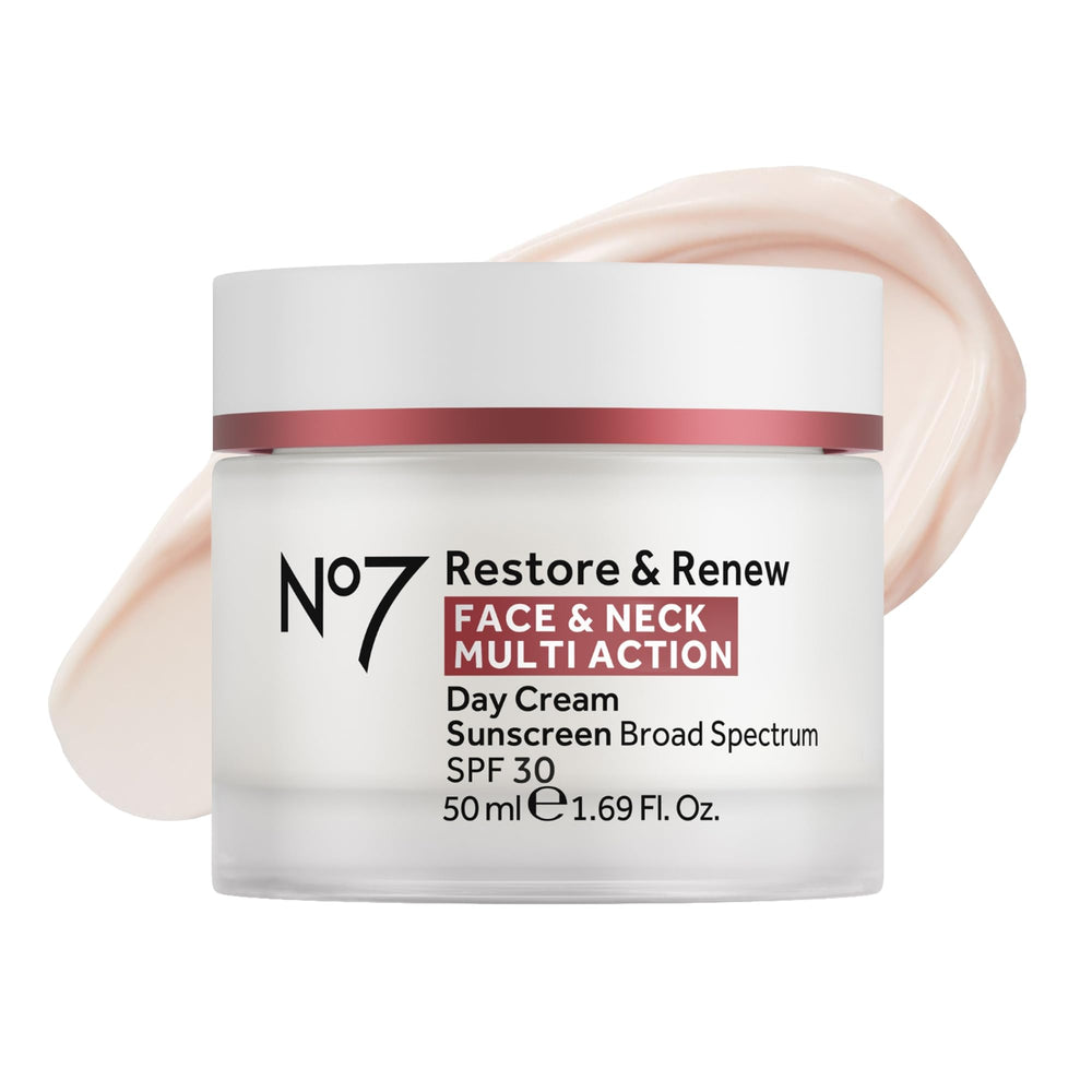 No7 front packaging showing jar and brand for clear product identification and trust