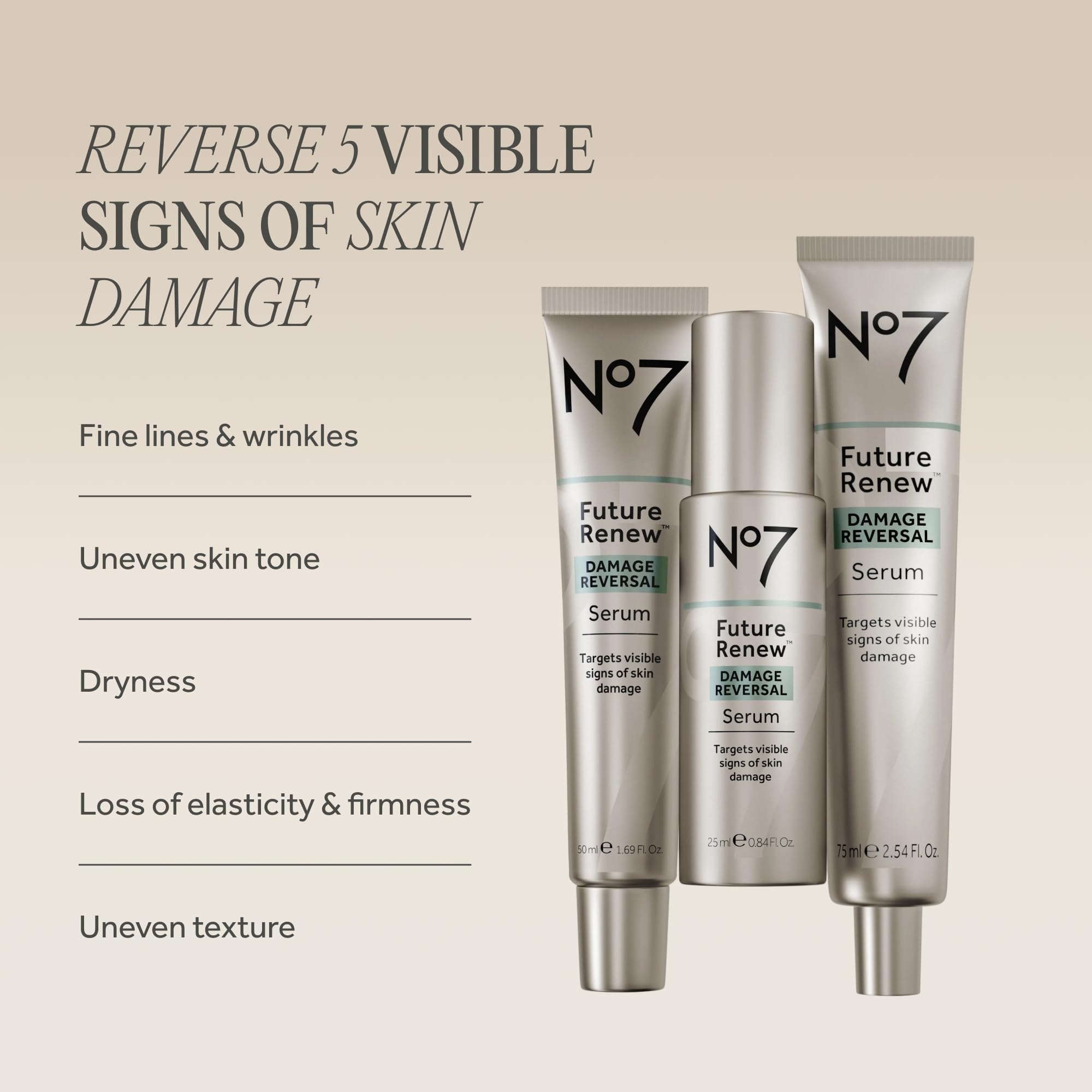 No7 dropper dispensing serum highlighting concentrated peptides