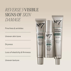 No7 dropper dispensing serum highlighting concentrated peptides