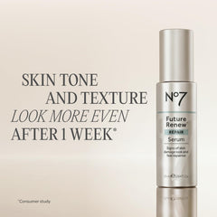 No7 serum texture close-up illustrating lightweight absorbency benefit