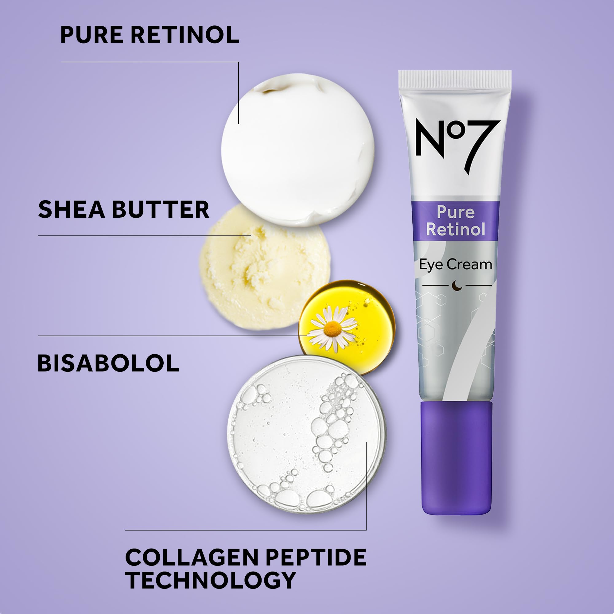 No7 application demo at night showing gentle under-eye use