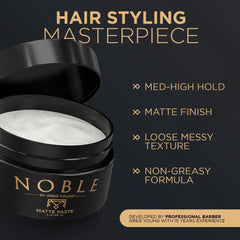 Noble By Greg Young open jar showing paste texture for easy application
