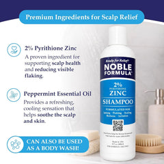 Noble Formula being poured into hand highlighting easy application and control