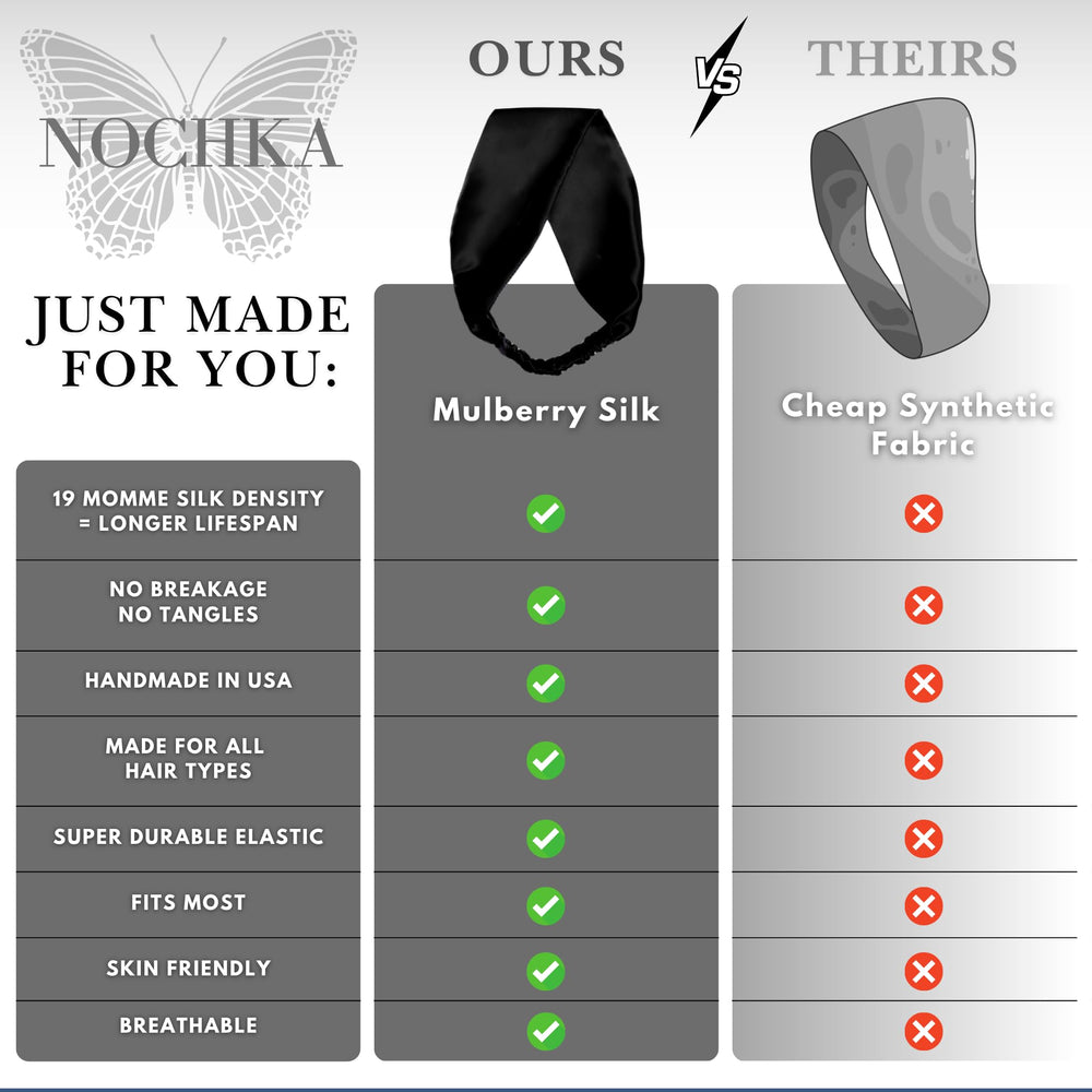 Nochka Fashion elastic back detail showing comfortable secure fit benefit