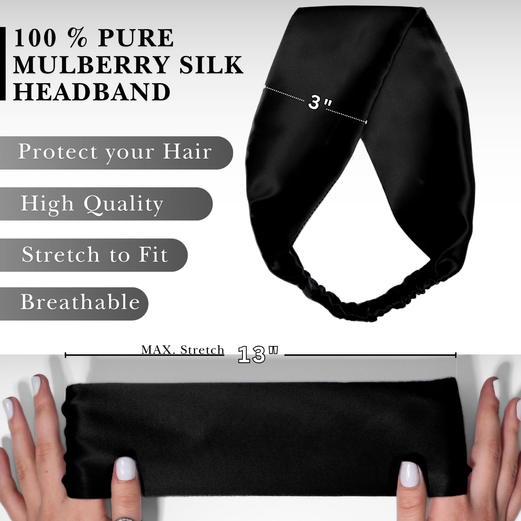 Nochka Fashion silk-lined interior detail showing gentle hair protection benefit