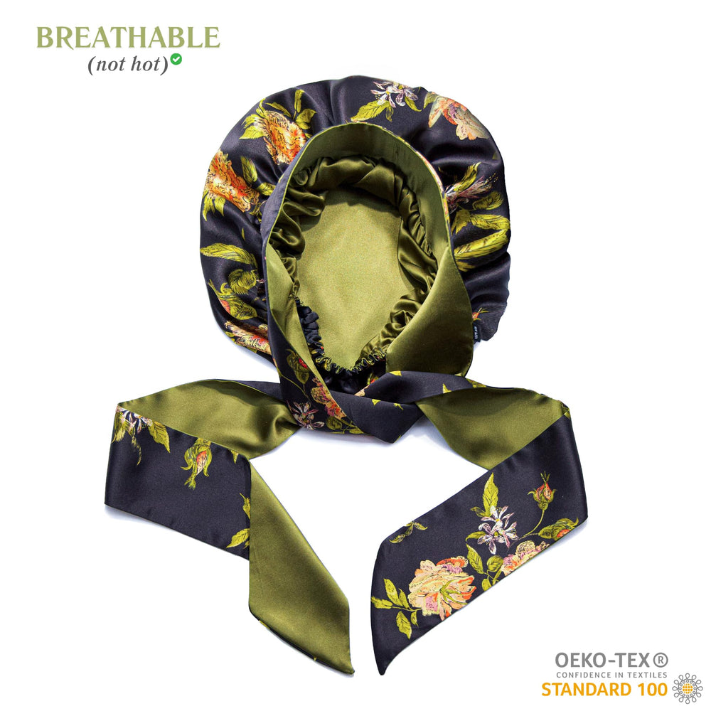 Nochka Fashion reversible side showing alternate Wild Rose pattern and versatile styling