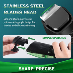 NONK trimmer held in hand showing size and ergonomic grip for comfortable use