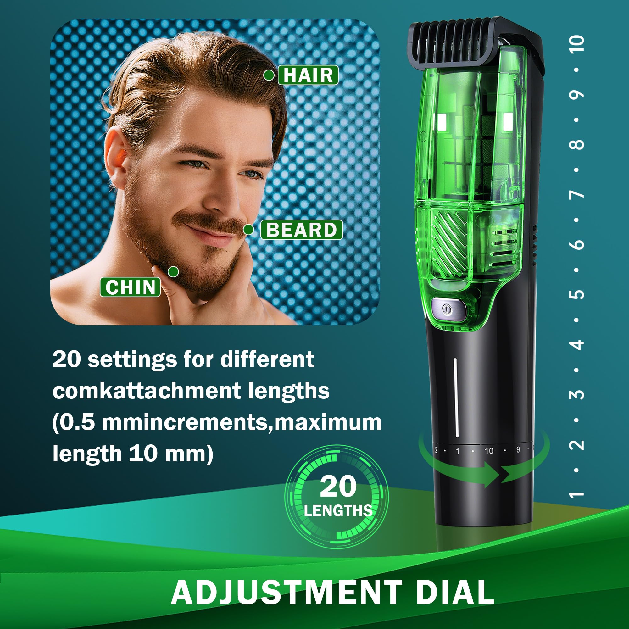 NONK USB charging cable connected to trimmer for fast convenient power