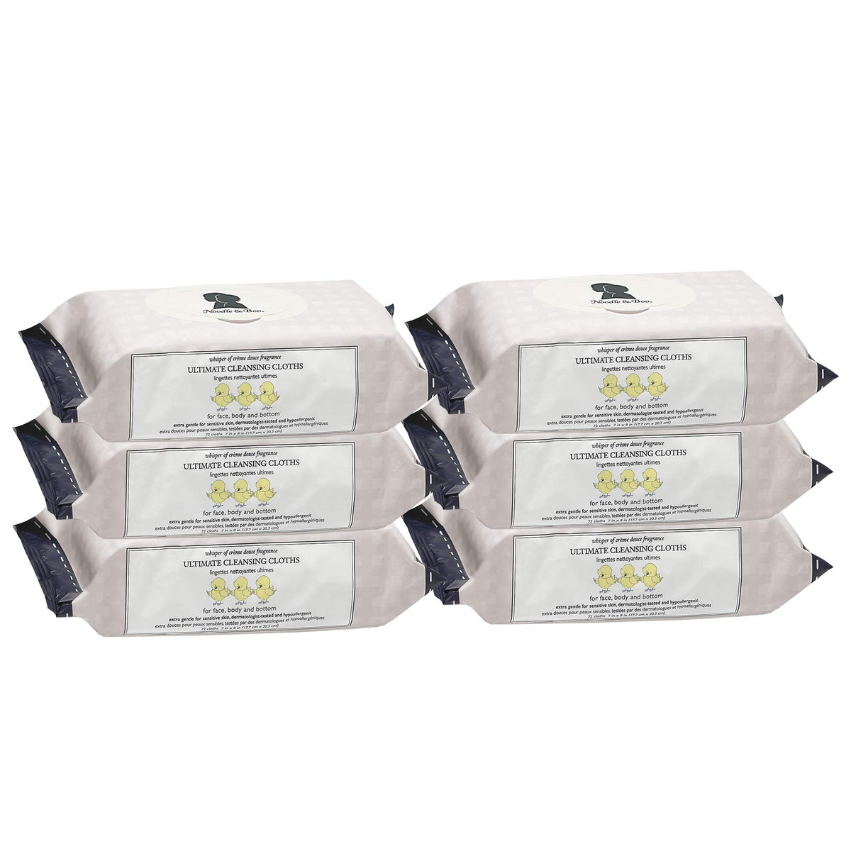 Noodle & Boo front pack shows large supply and gentle formula benefit