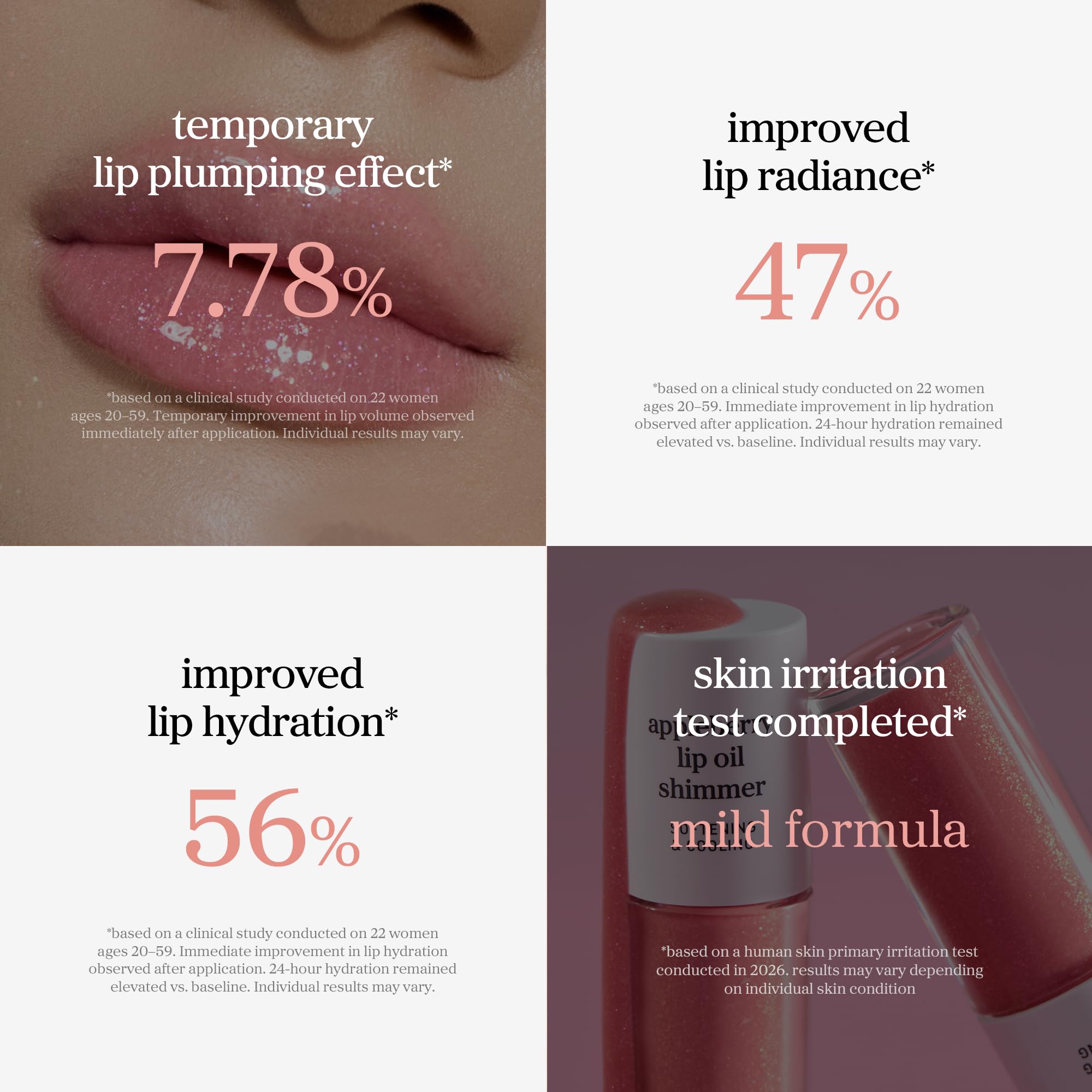 NOONI pink shade worn for everyday flushed color and hydration