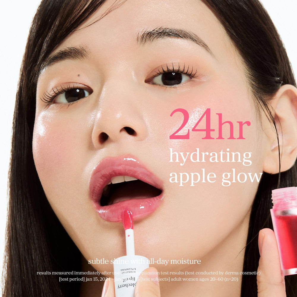 NOONI Applecherry packaging flatlay with compact tube ideal for minimal routines