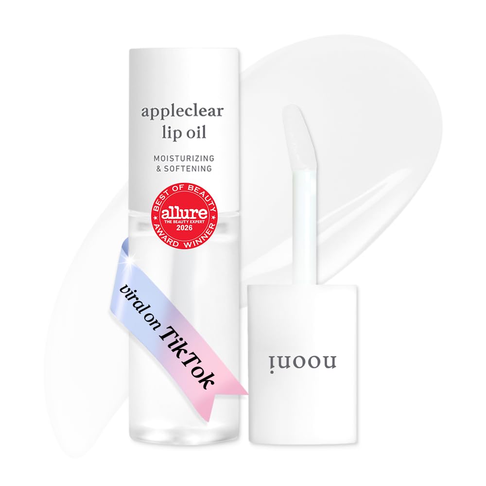 NOONI Appleclear front packaging showing compact gloss and branding for easy travel