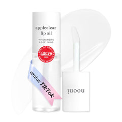 NOONI Appleclear front packaging showing compact gloss and branding for easy travel