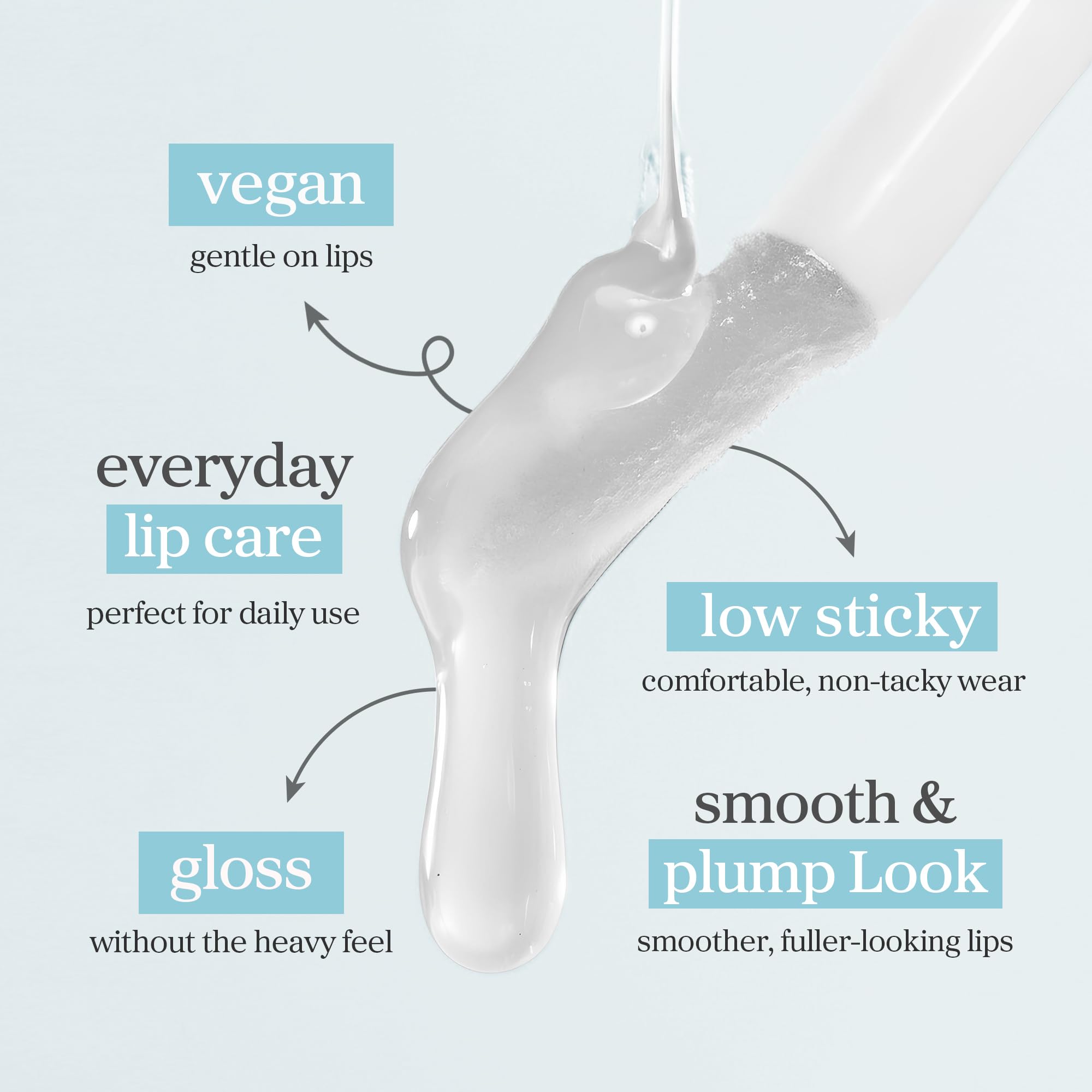 NOONI Appleclear reflective gloss detail demonstrating light-reflecting plumping shine