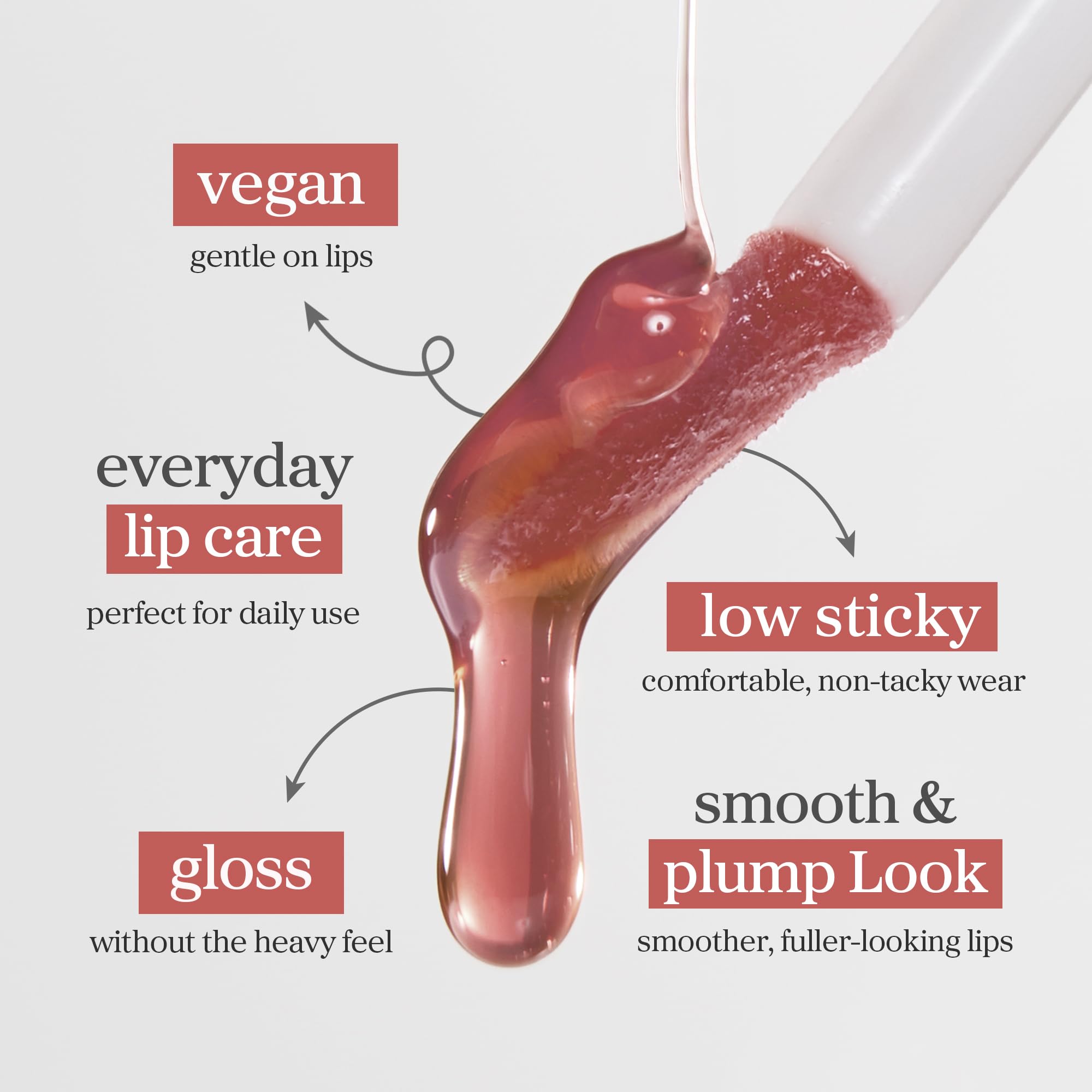NOONI open tube angle revealing product consistency for smooth glide