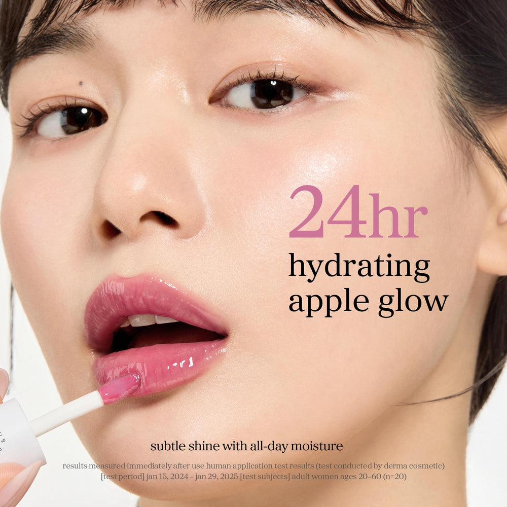 NOONI open cap showing formula clarity and nourishing shine benefit