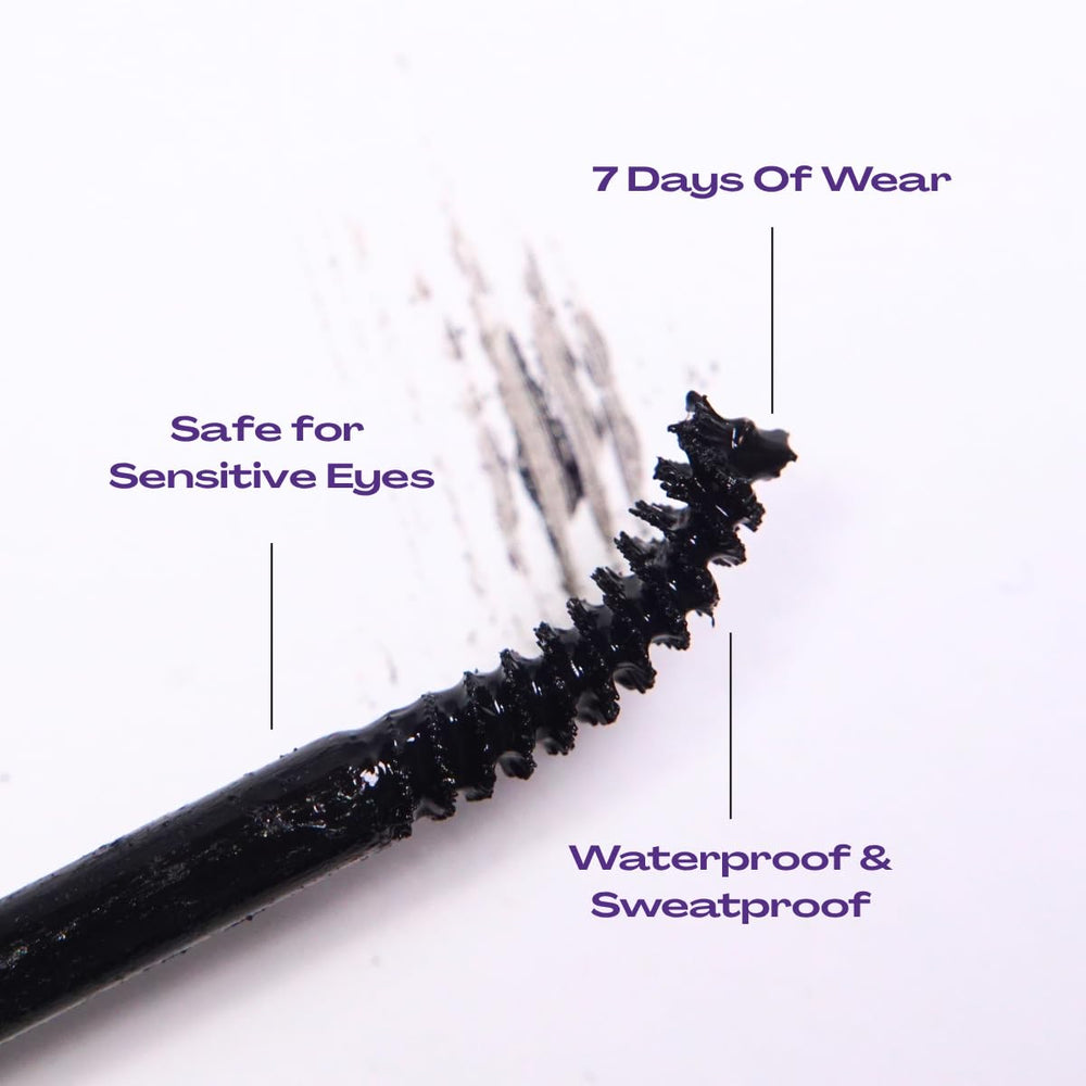 NOONLASH applied on model showing lashes in place benefit: secure all-day wear