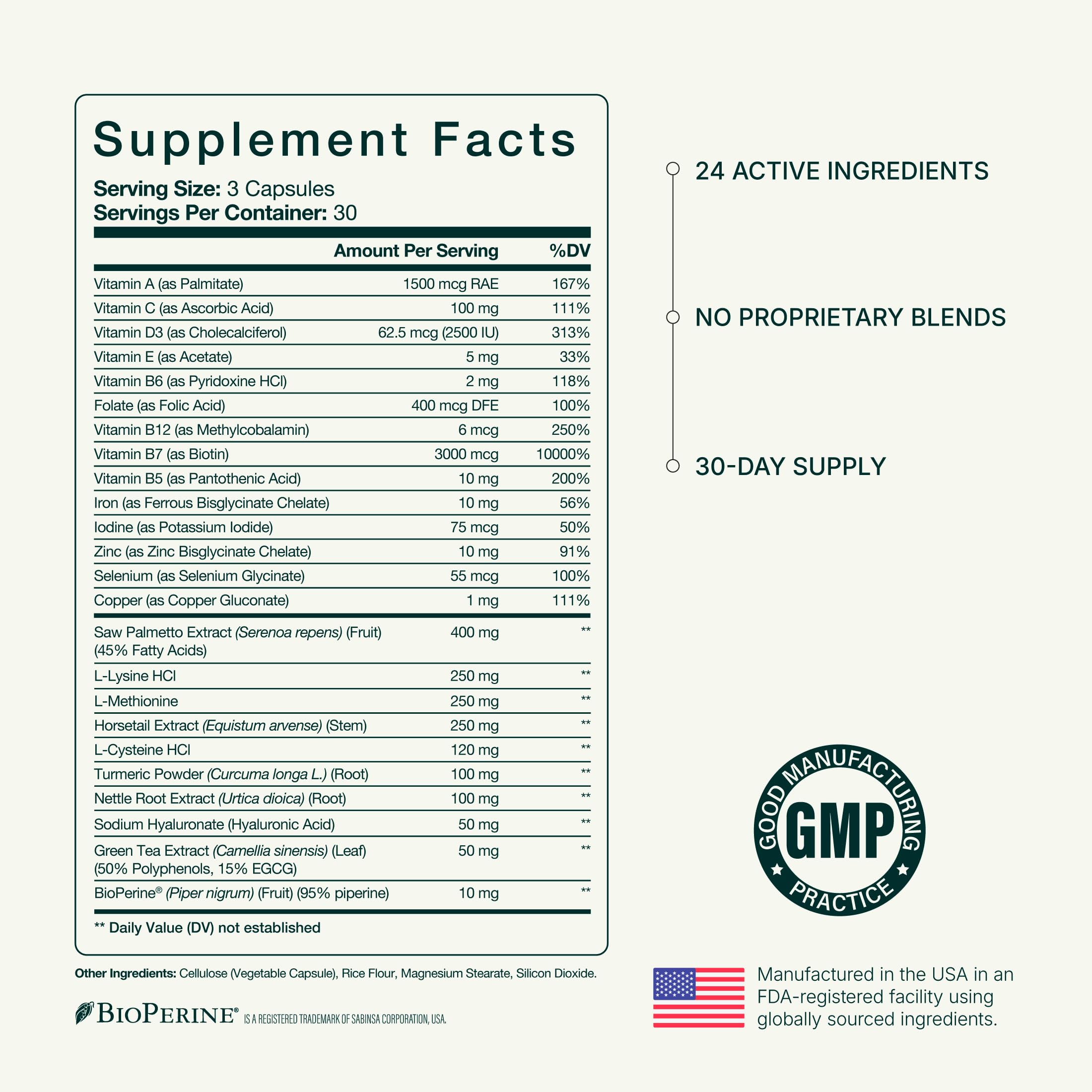 Noophoric capsule breakup showing interior formulation and ingredient mix benefits