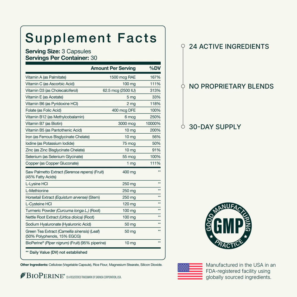 Noophoric capsule breakup showing interior formulation and ingredient mix benefits
