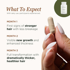 NOOR HAIR capsule close-up highlighting smooth coating and potency