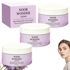 NOOR WONDER front jar showing packaging and immediate-lift promise