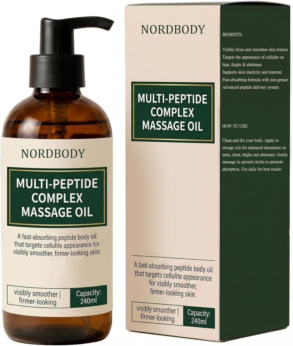 NordBody bottle front packaging showing product benefits and brand