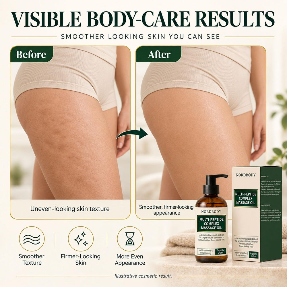 NordBody bottle held to show size and amount, travel-friendly benefit