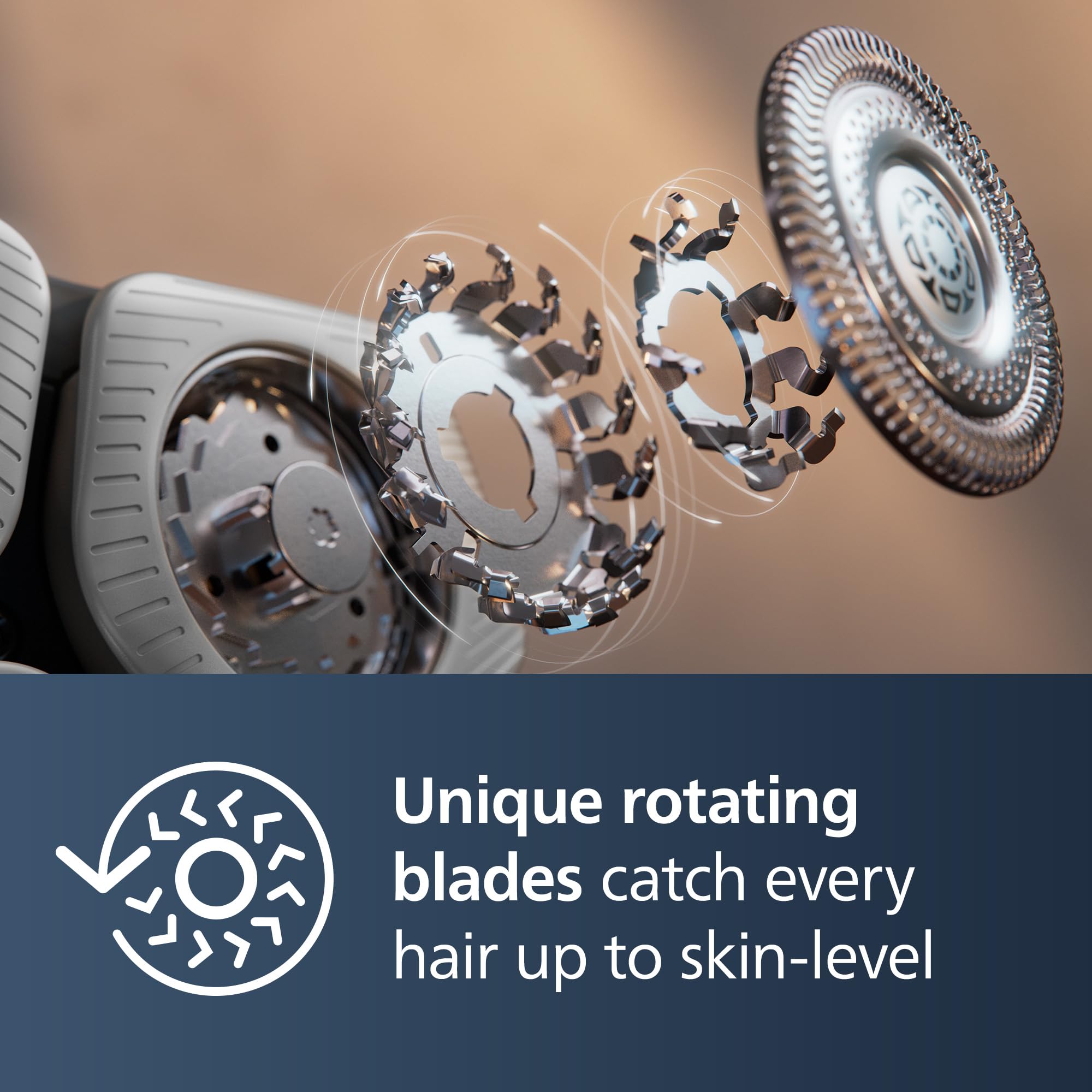 Norelco intimate comb detail showing trimming teeth for gentle sensitive-area shaping