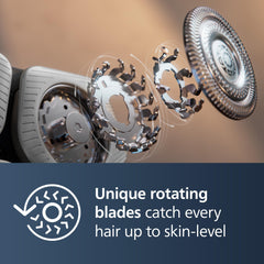 Norelco intimate comb detail showing trimming teeth for gentle sensitive-area shaping