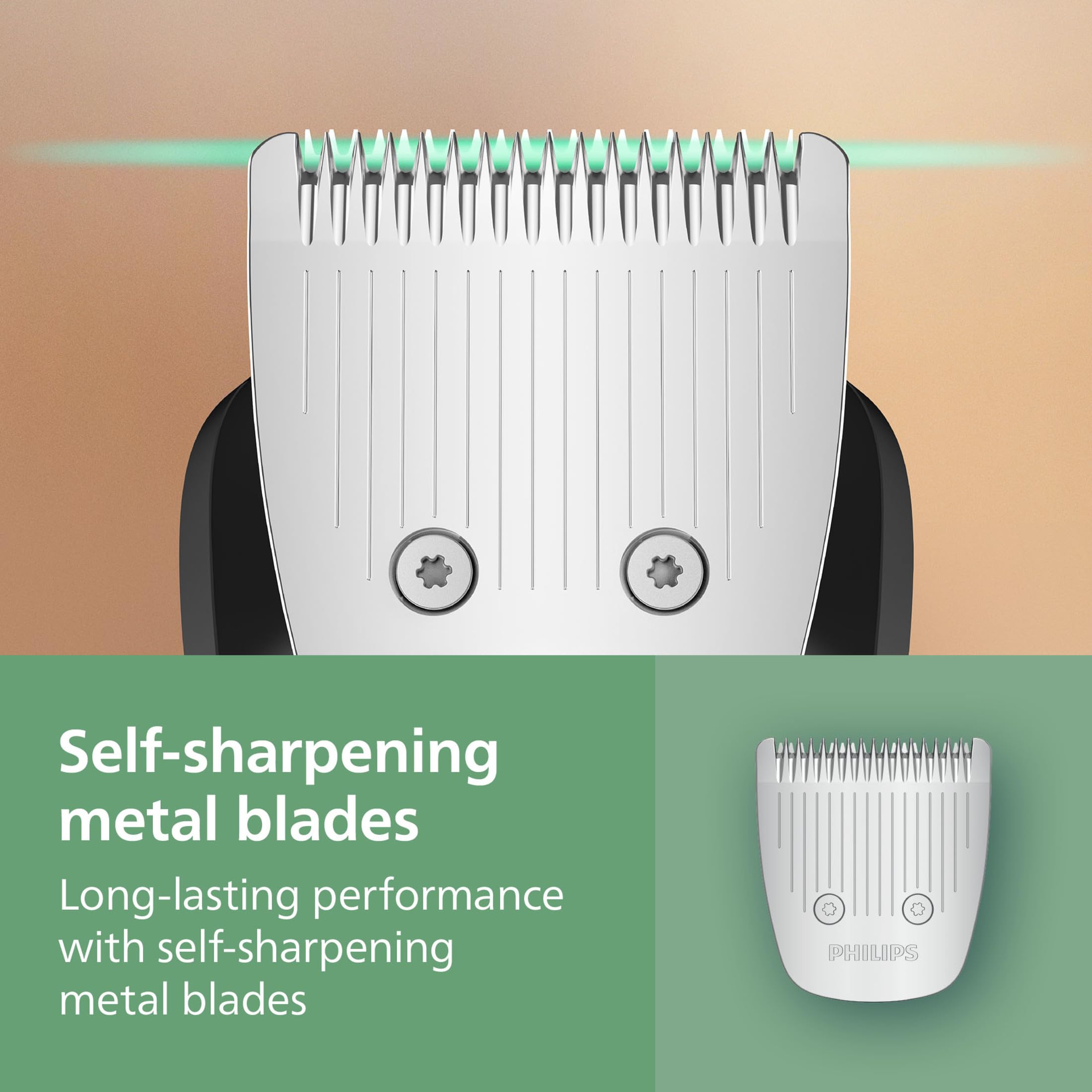 Norelco trimmer in use shaping beard lines for precise styling and control