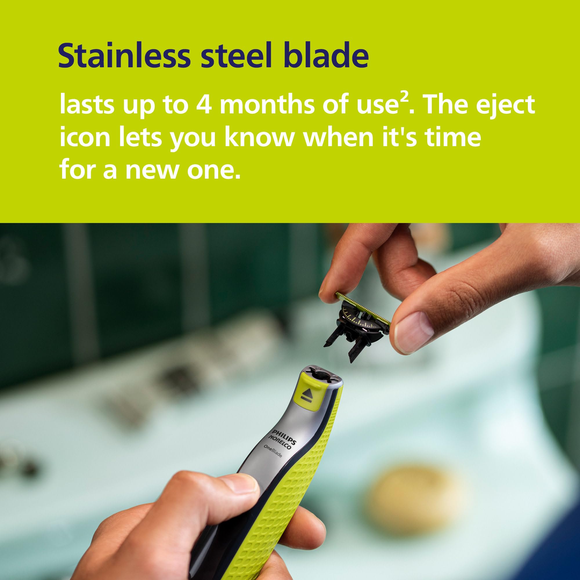 Norelco OneBlade 360 accessories laid out showing combs, caps and USB cable