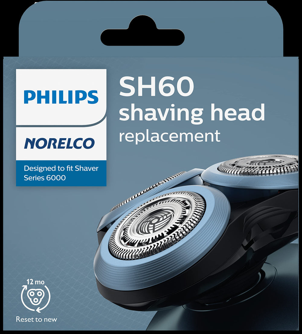 Norelco packaging back label listing features to confirm compatibility and specs