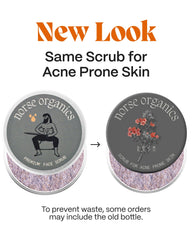 Norse Organics powder texture close-up highlighting gentle natural exfoliant