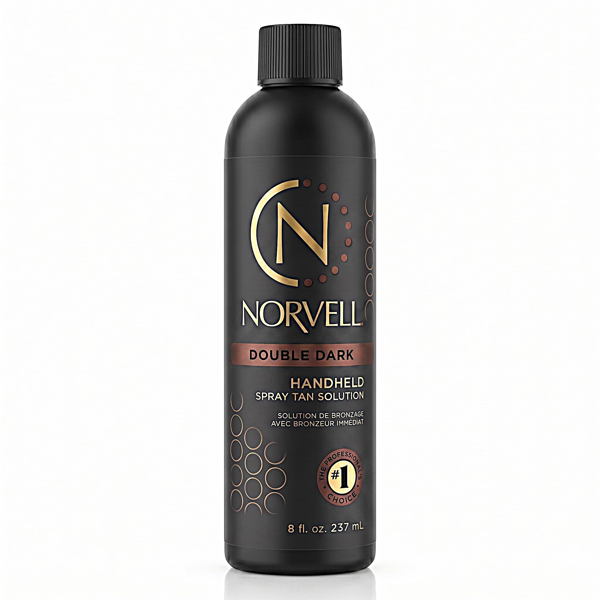 Norvell Double Dark front label showing product name and 8 fl oz size benefit