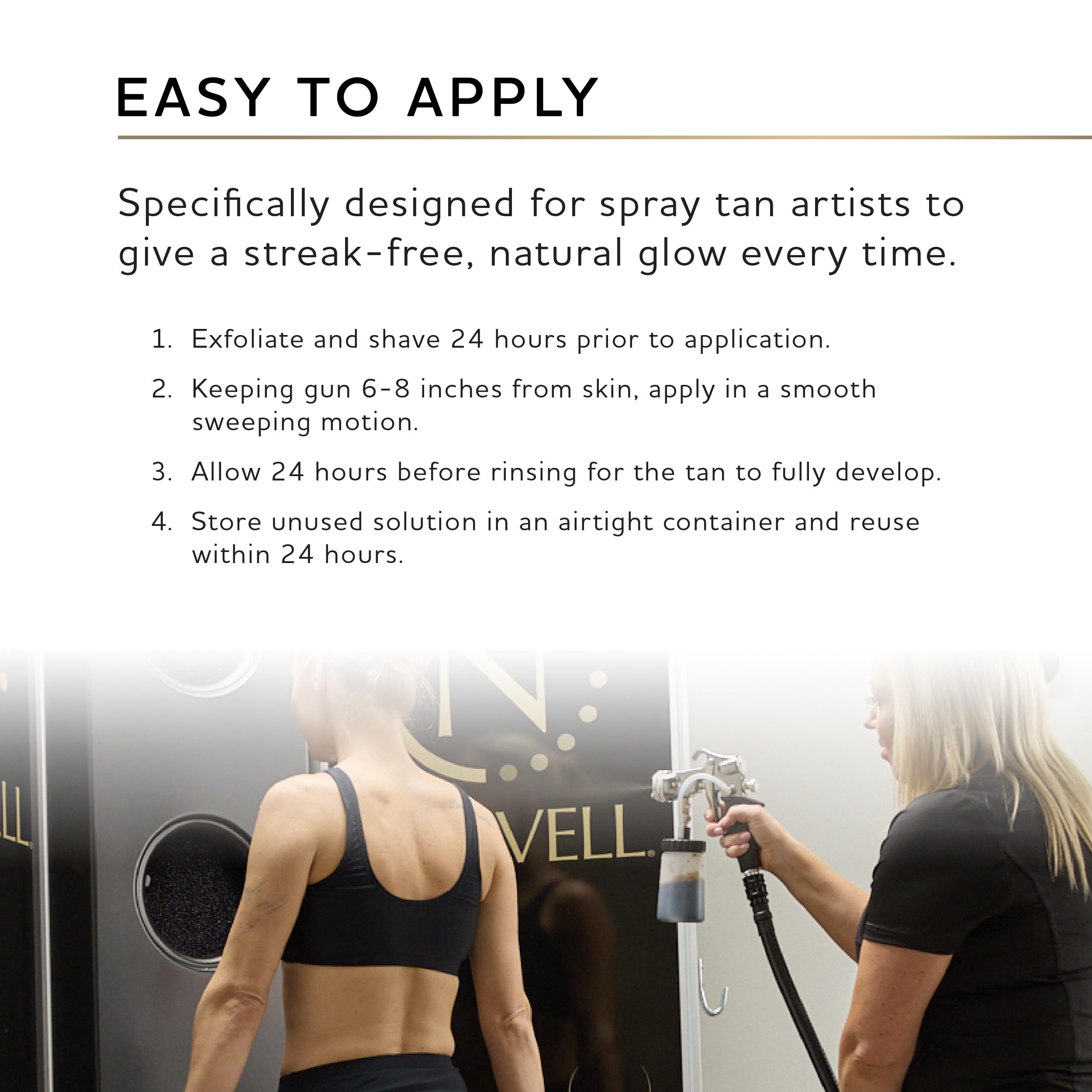 Norvell in salon-styling scene illustrating professional use and confidence