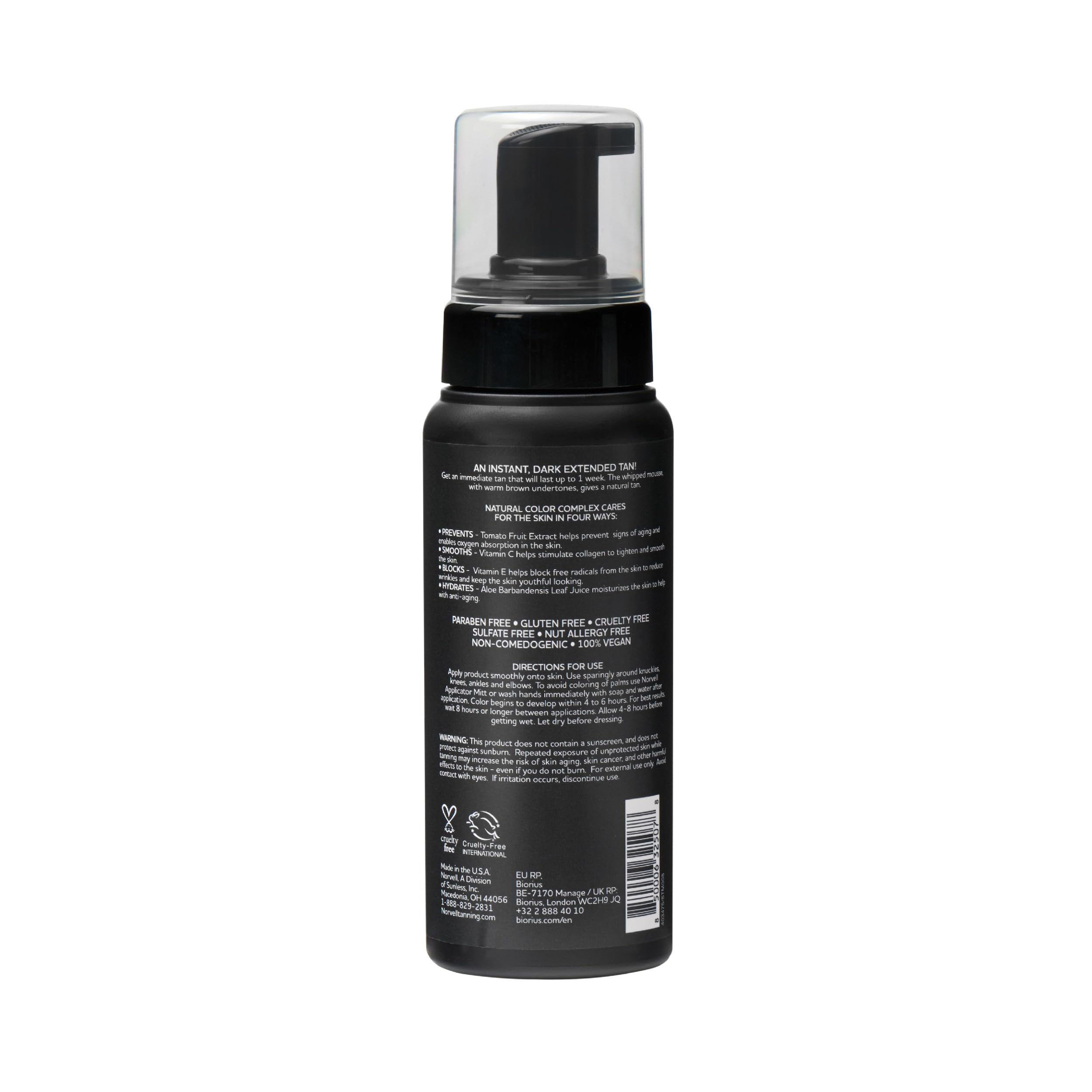 Norvell product in beach scene illustrating healthy sunless glow