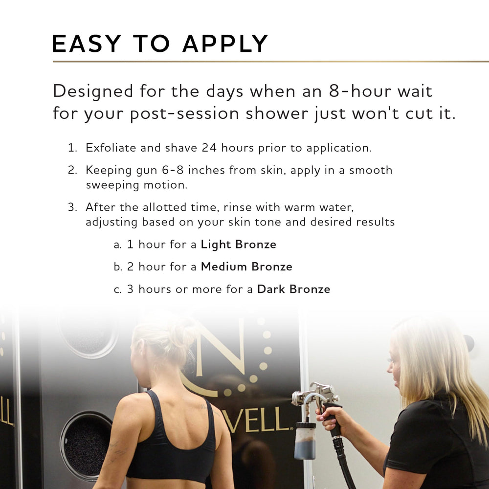 Norvell in a salon setup conveying professional-grade salon results benefit