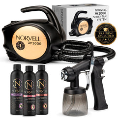 Norvell M1000 front view showing compact turbine and portability benefits