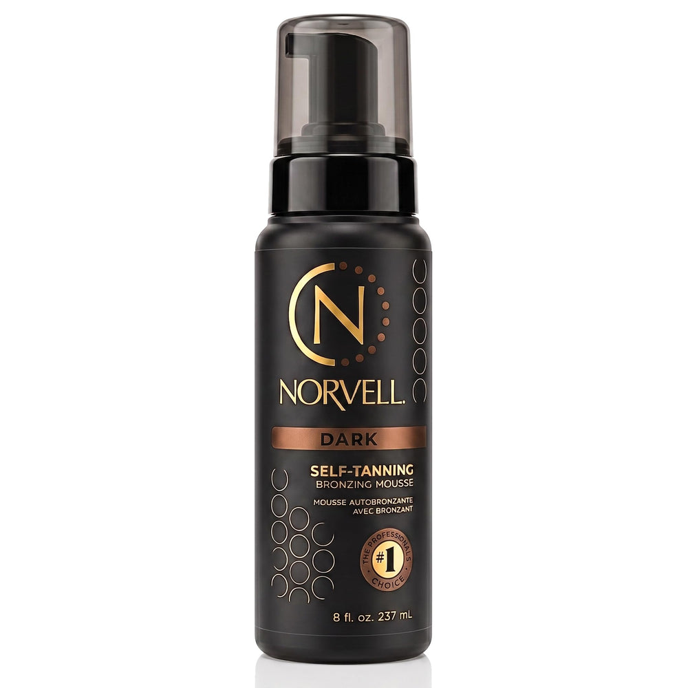 Norvell front packaging showing product and instant bronzer benefit