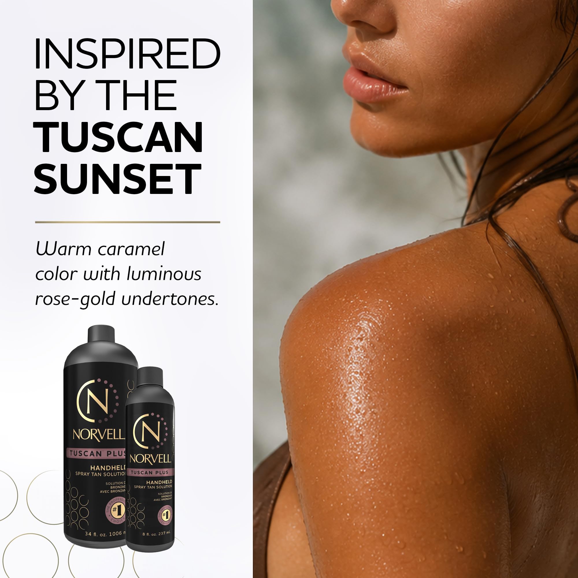 Norvell Tuscan Plus texture close-up highlighting smooth blend and hydration