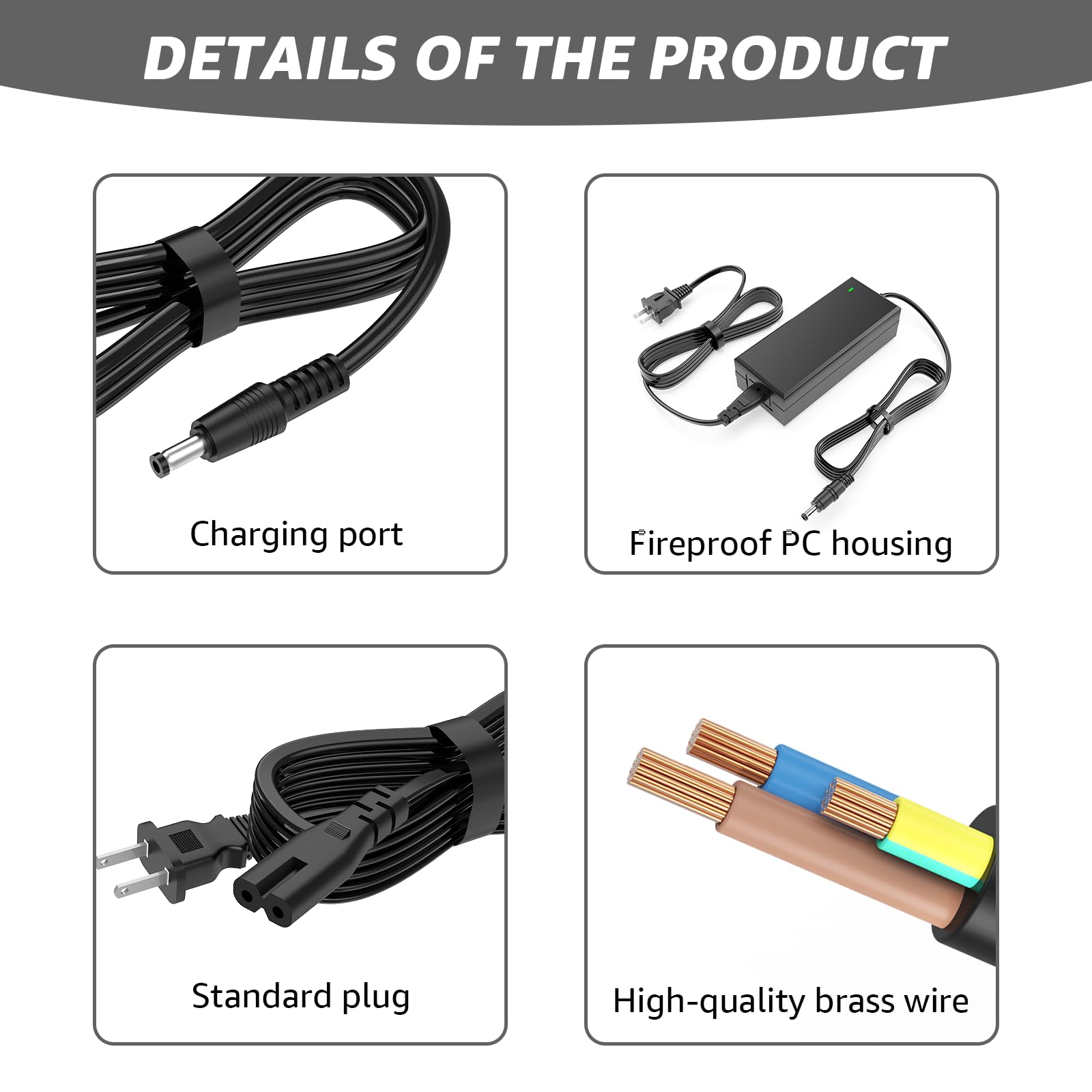 Norward charger connected to a Hiboy scooter demonstrating proper fit and safety