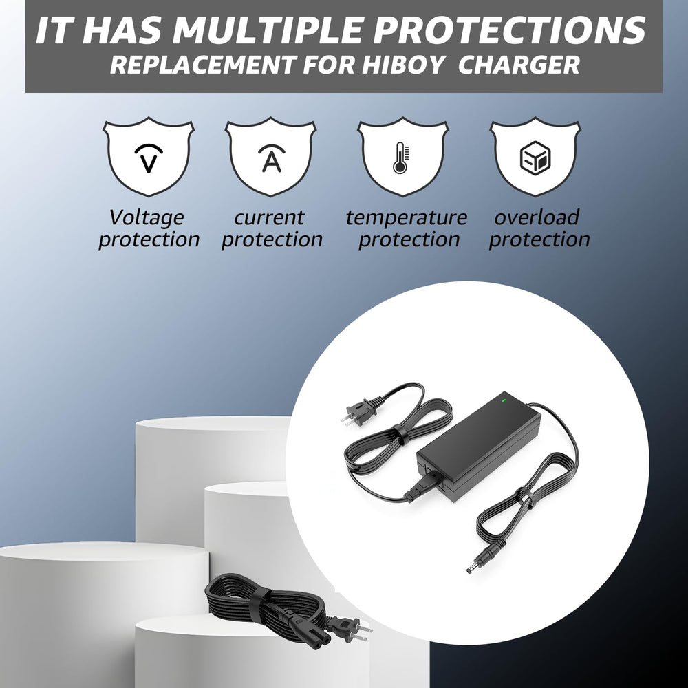 Norward charger next to international outlets showing wide AC input benefit
