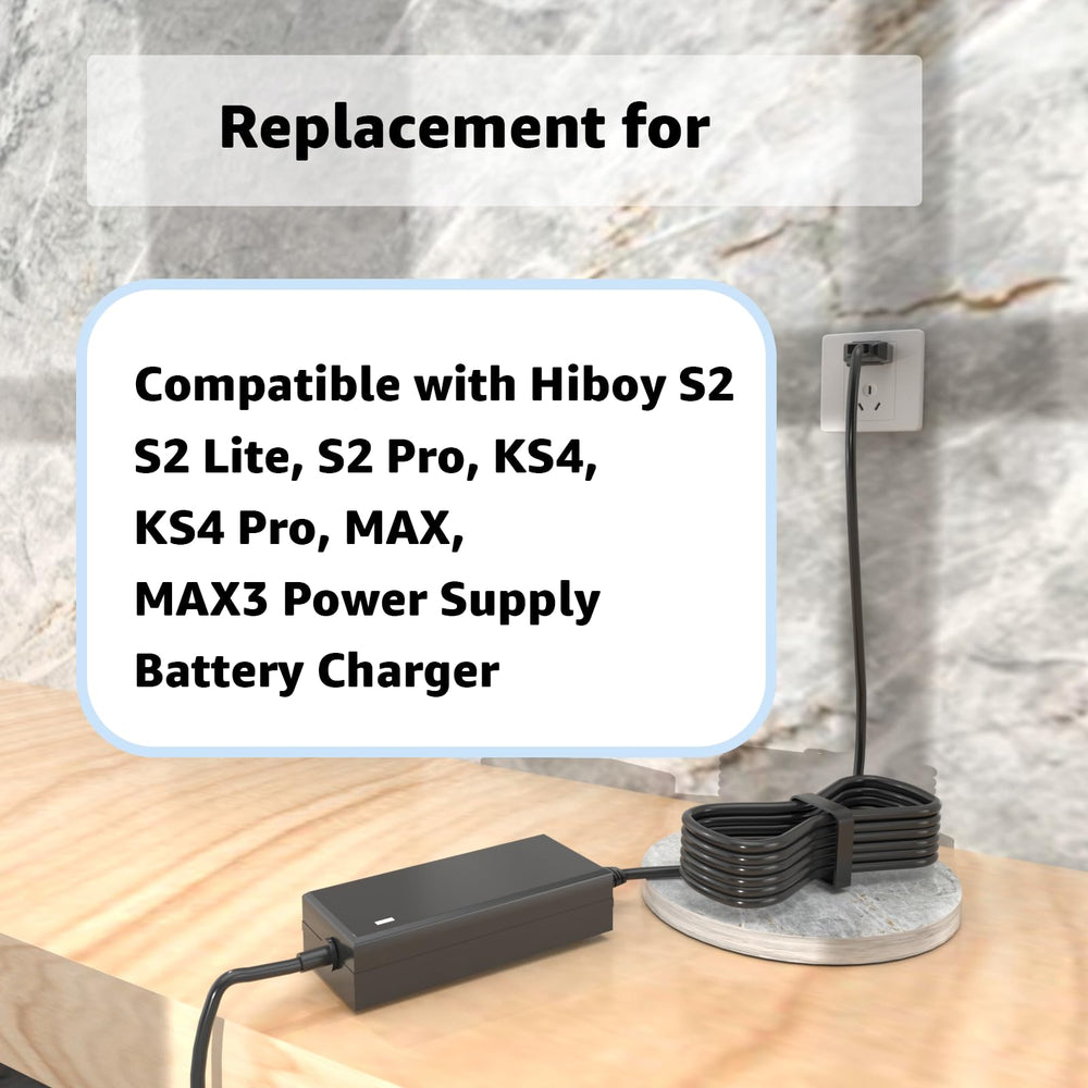 Norward plug and round connector detail matching Hiboy port for secure charge