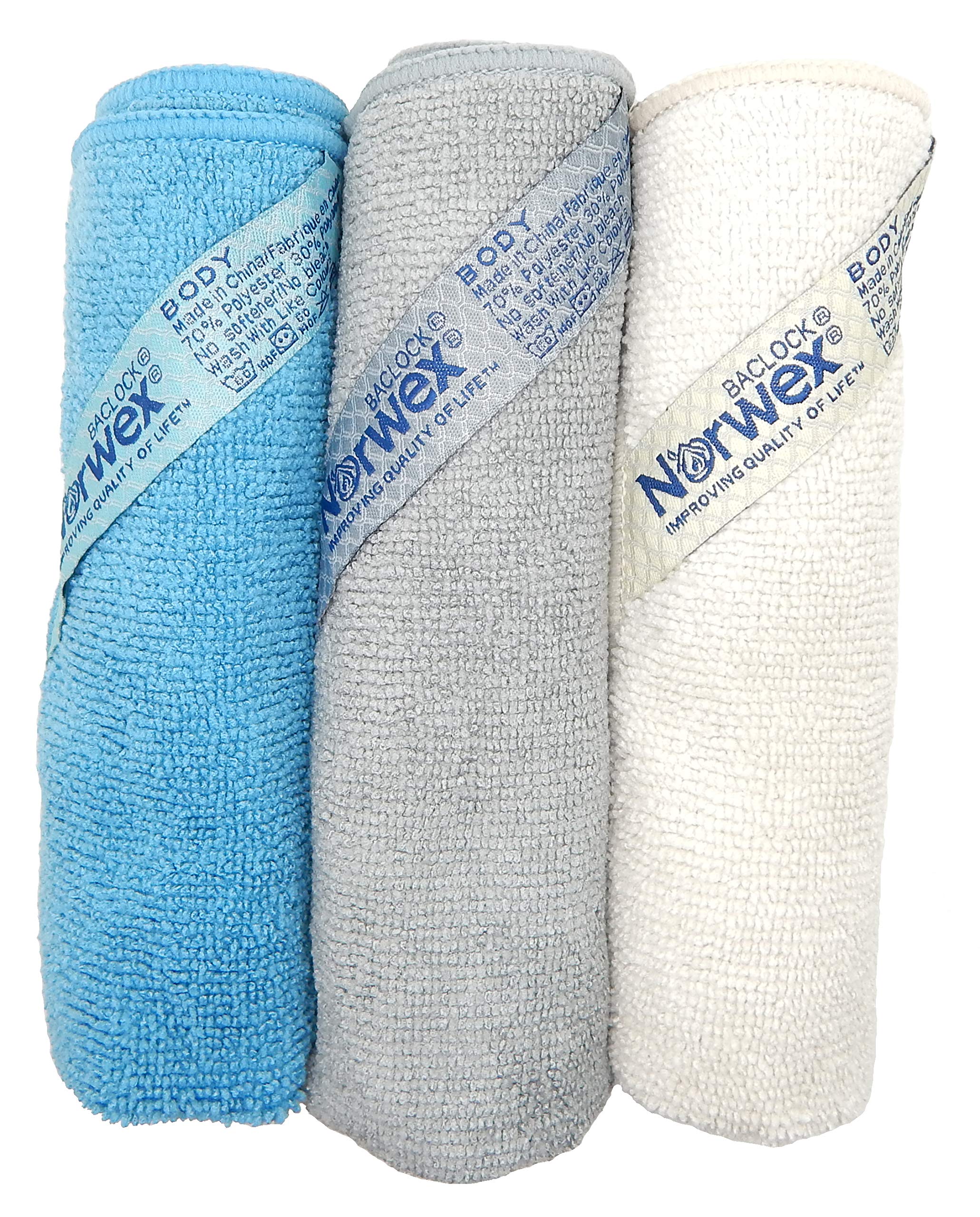 Norwex close-up texture detail highlighting soft absorbent fibers and gentle cleanse