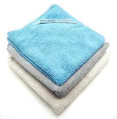 Norwex Coastal three-pack front view showing colors and compact size benefit