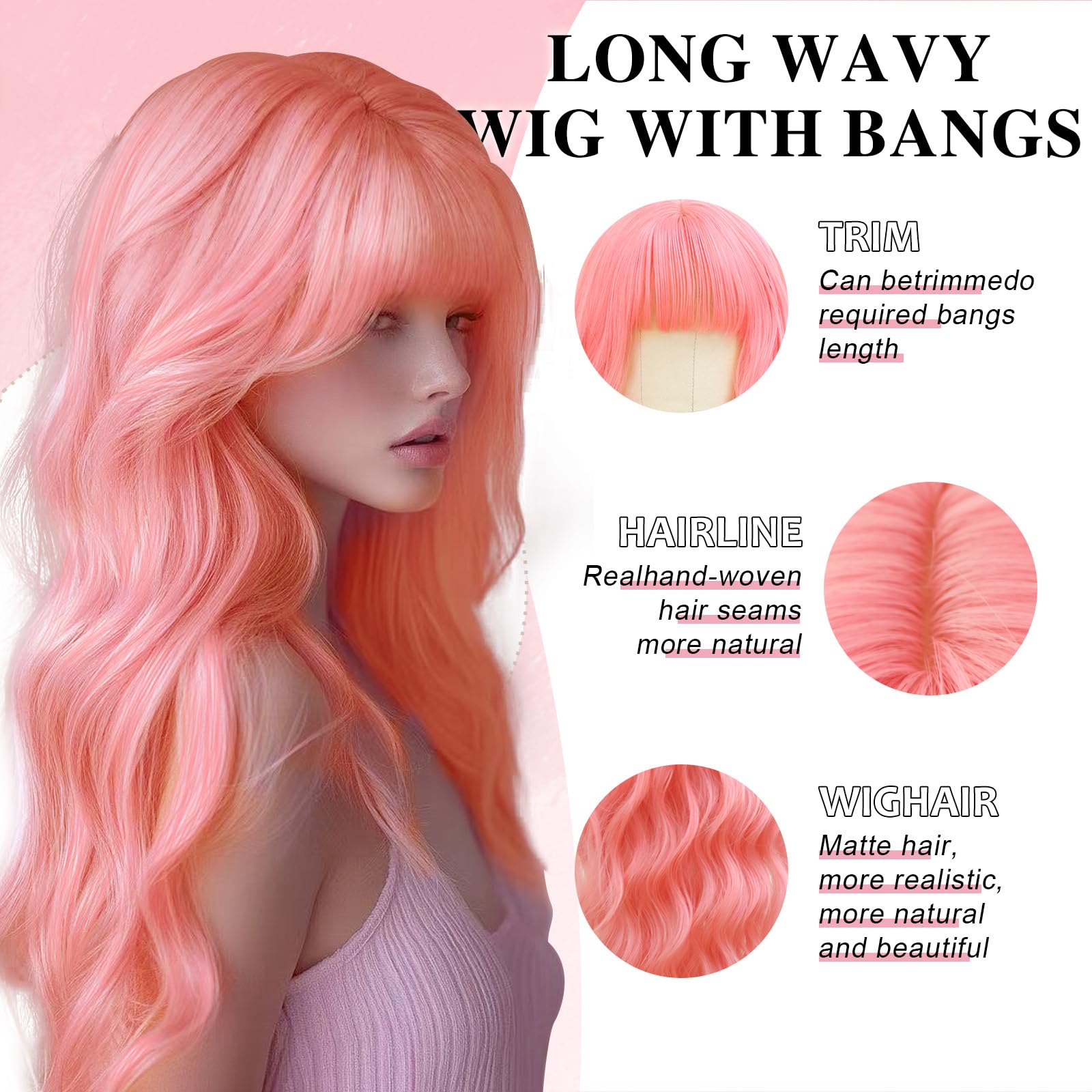 NOSTALGIA side profile with bangs illustrating versatile face-framing benefit