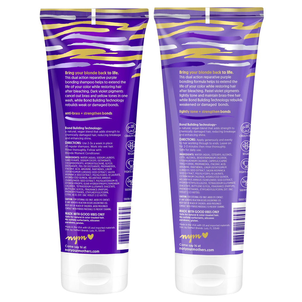 Not Your Mother's hair after use showing cooler tone and shine