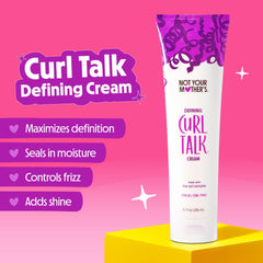 Not Your Mother's curl defining cream close-up texture for smooth moisture retention