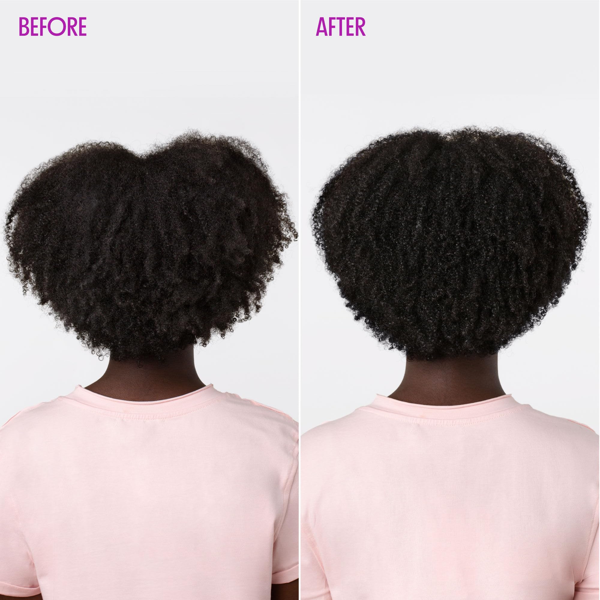 Not Your Mother's applying lotion then gel to damp curls for defined styling